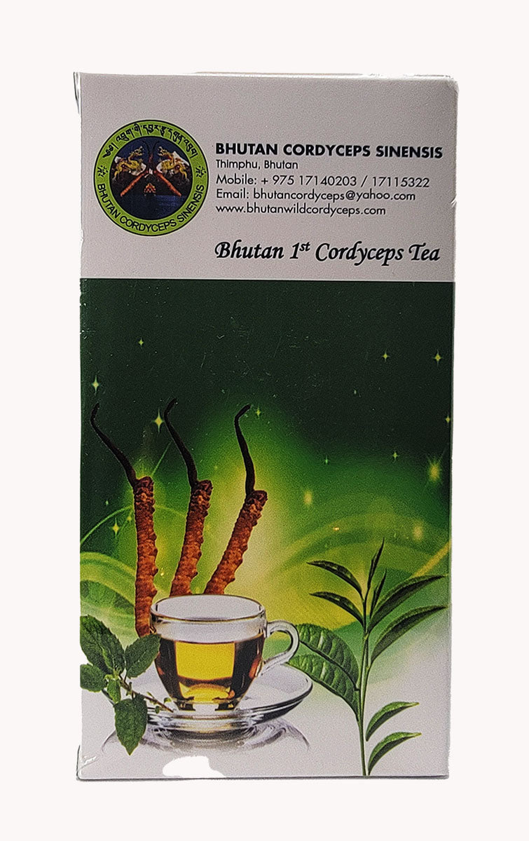 Herbal blended green tea.