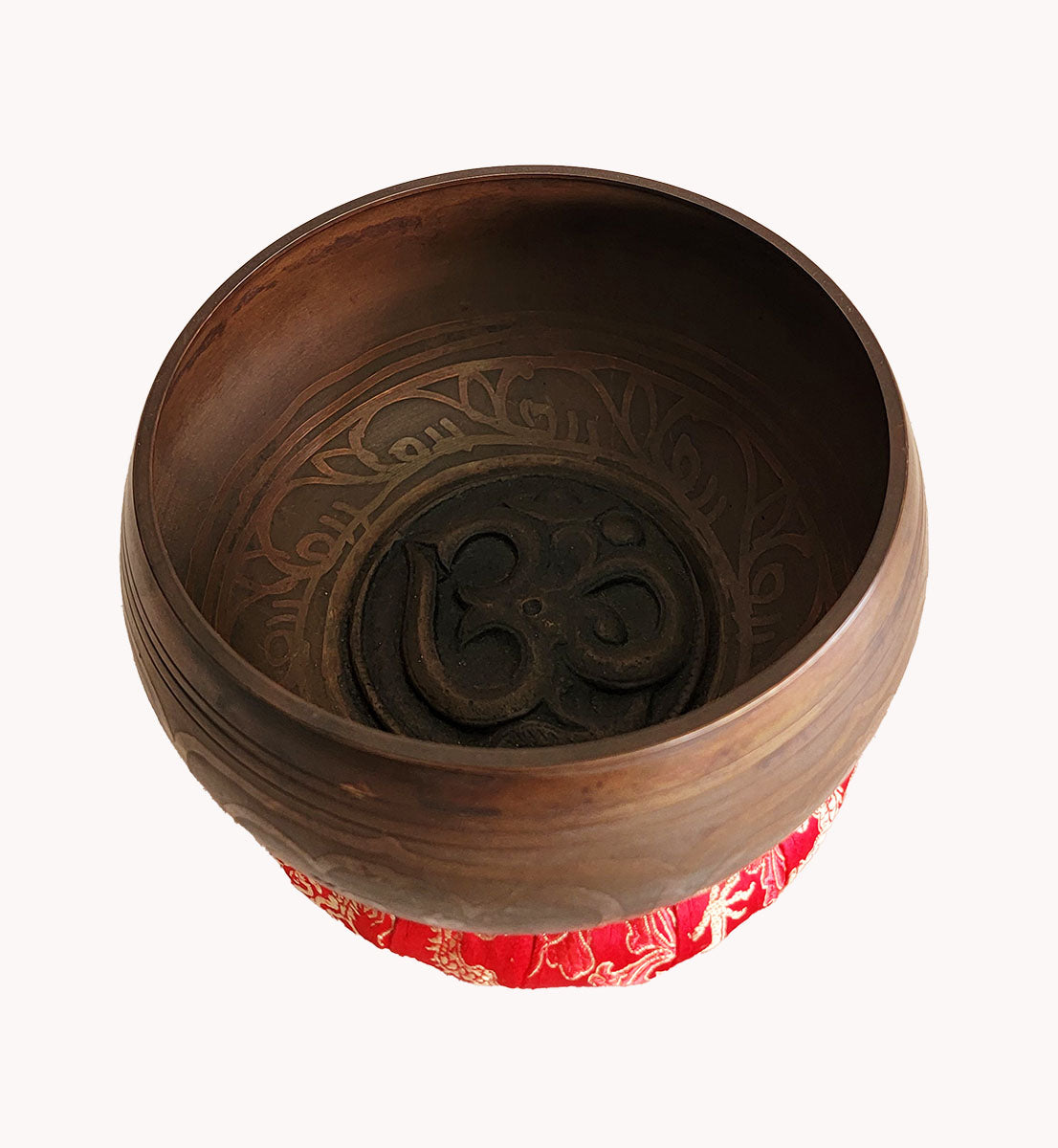 Om symbol singing bowl