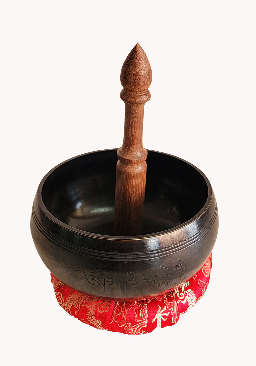 Singing bowl with mani