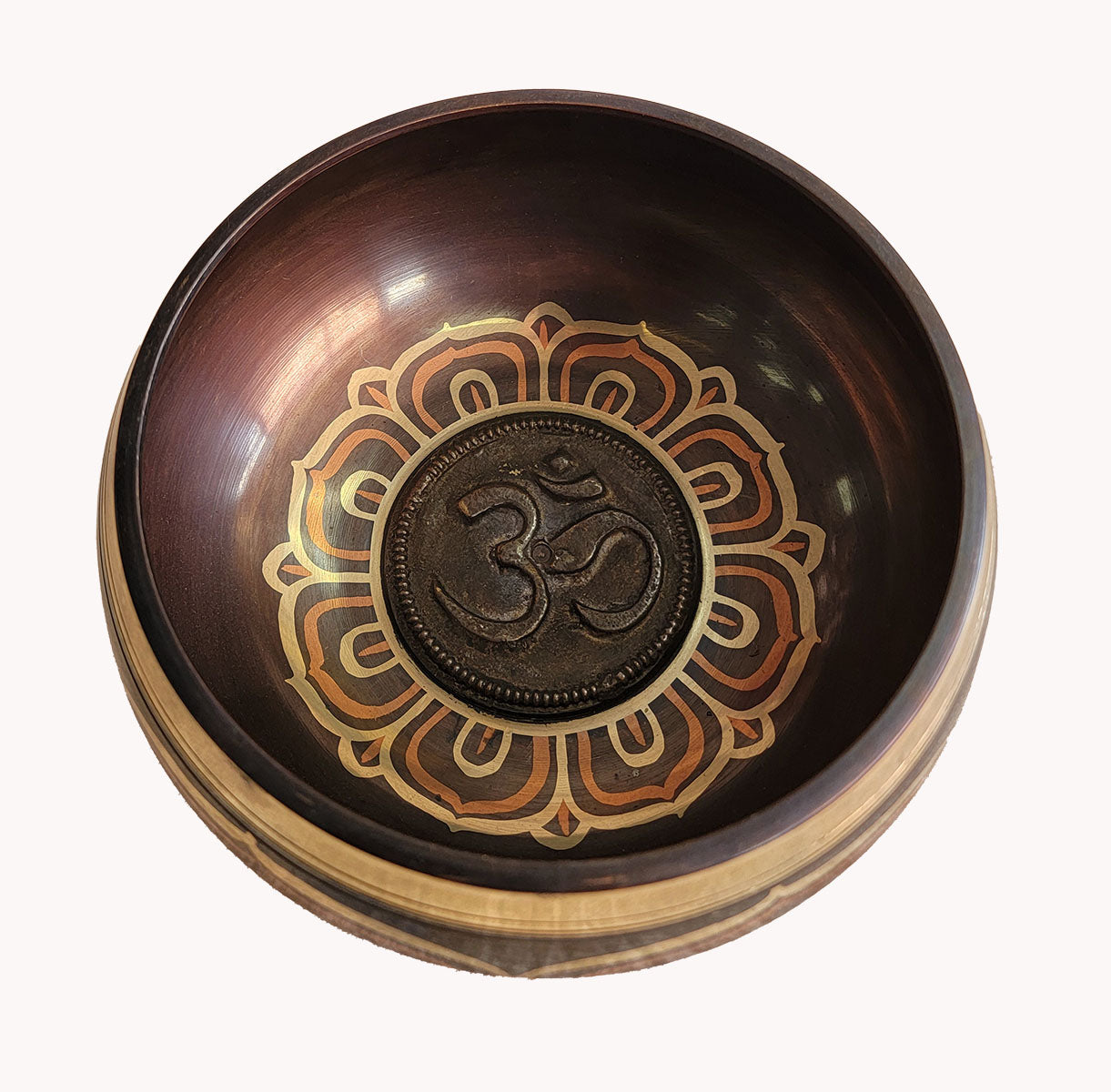 Seven metal singing bowl