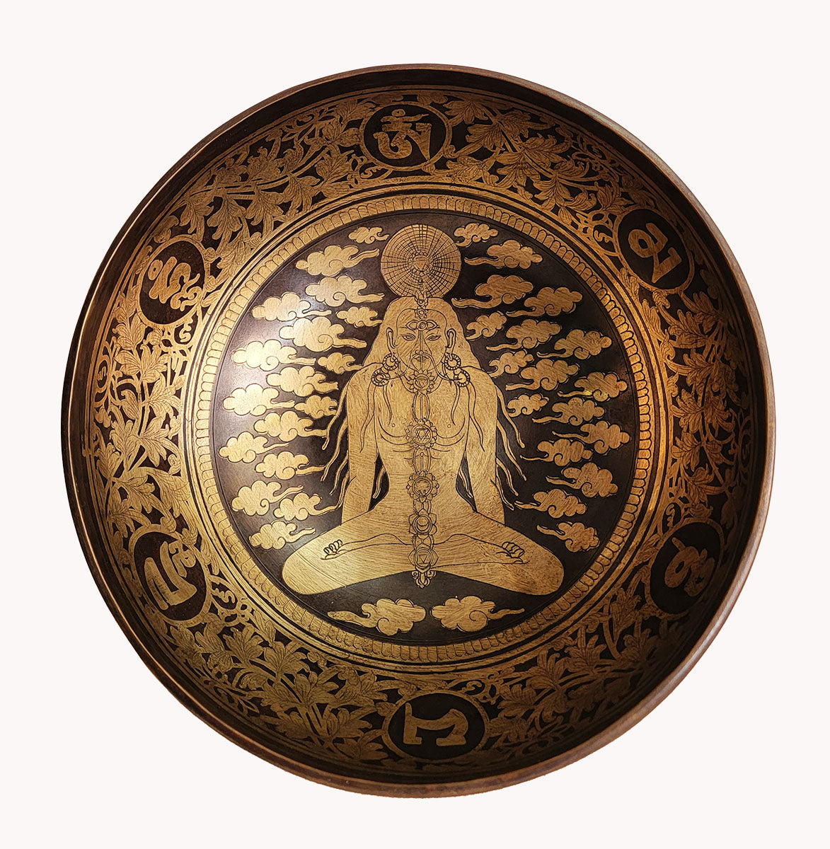 Yoga chakra singing bowl