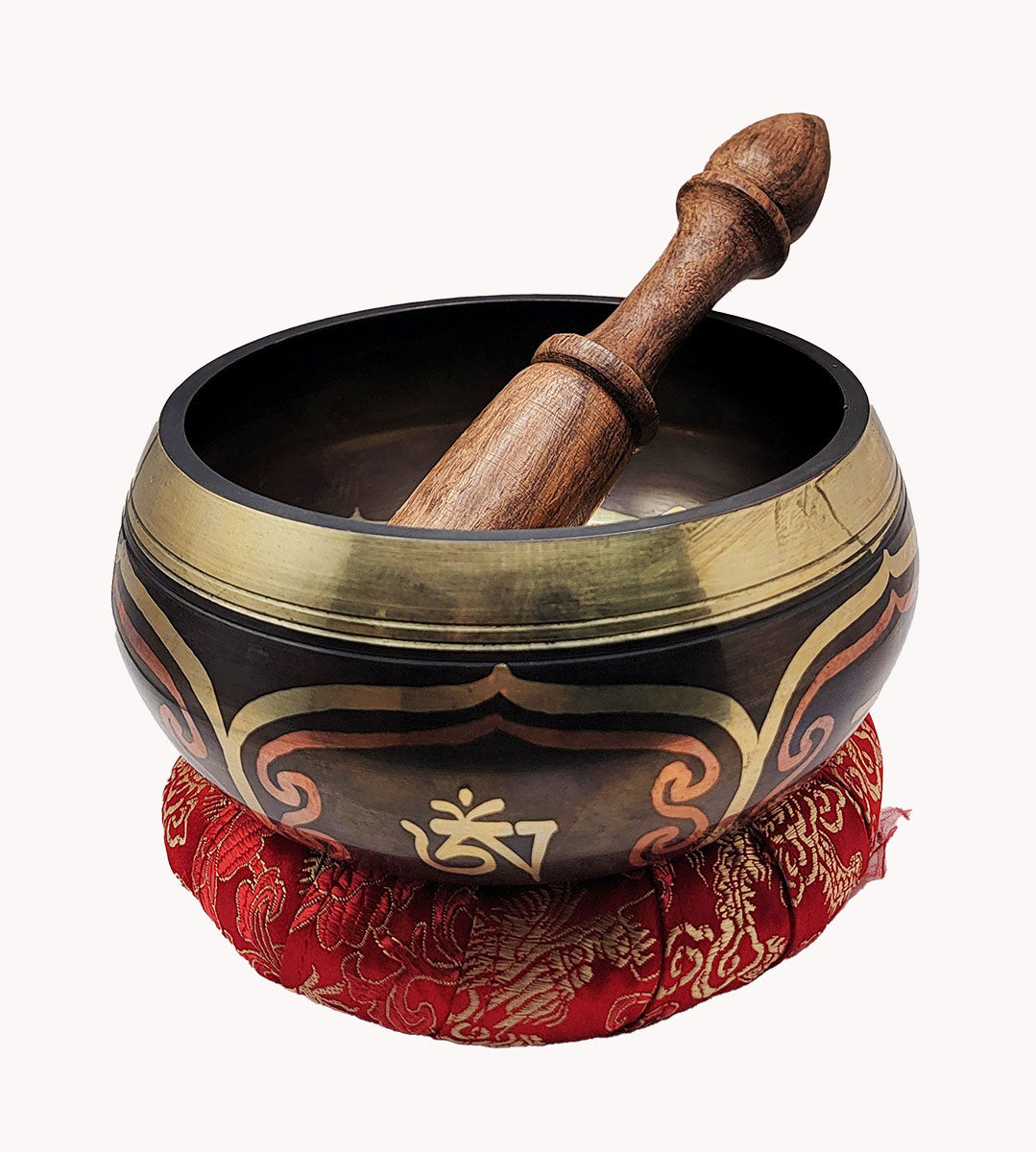 Seven metal singing bowl (M).