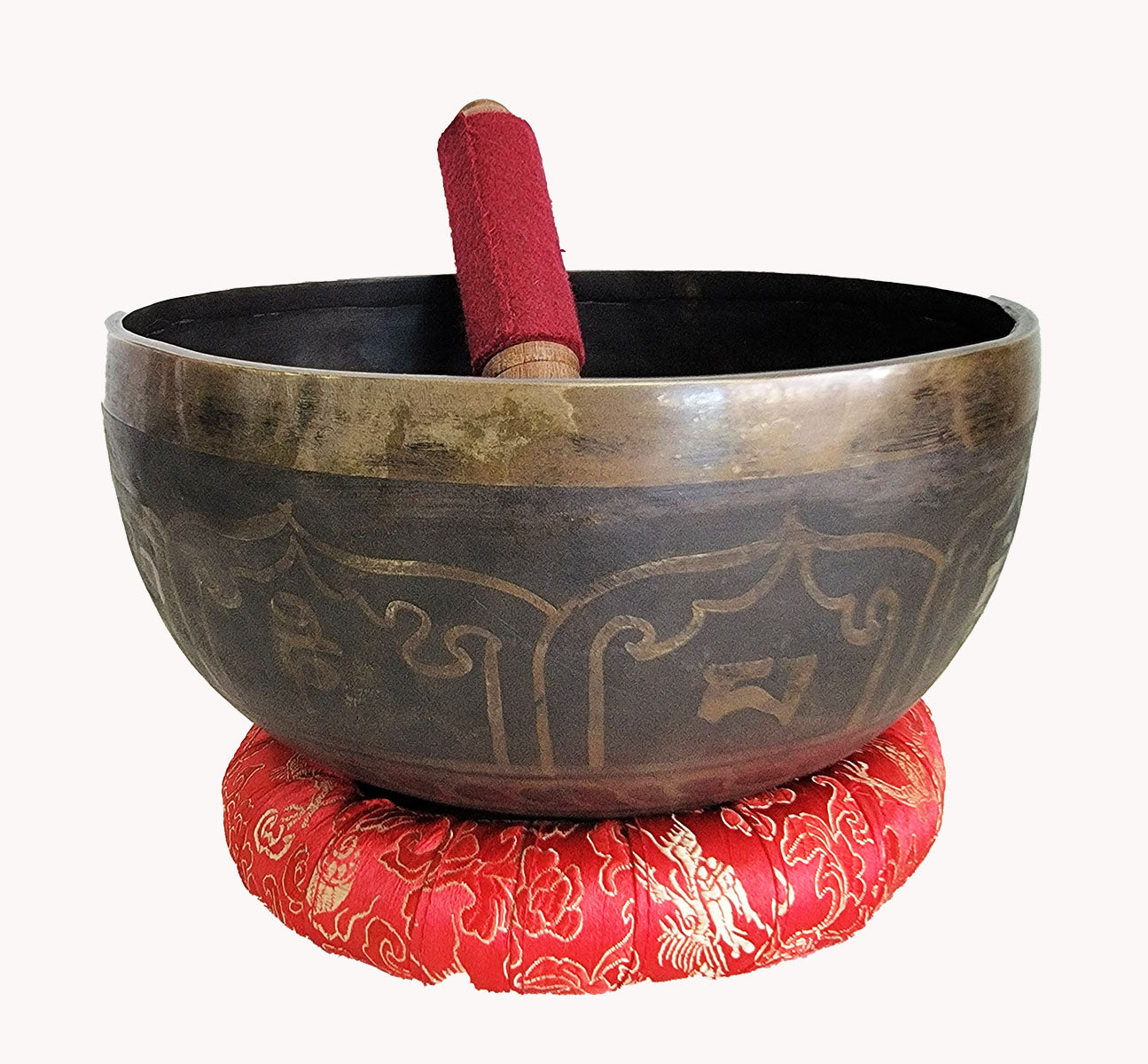 Mantra singing bowl.