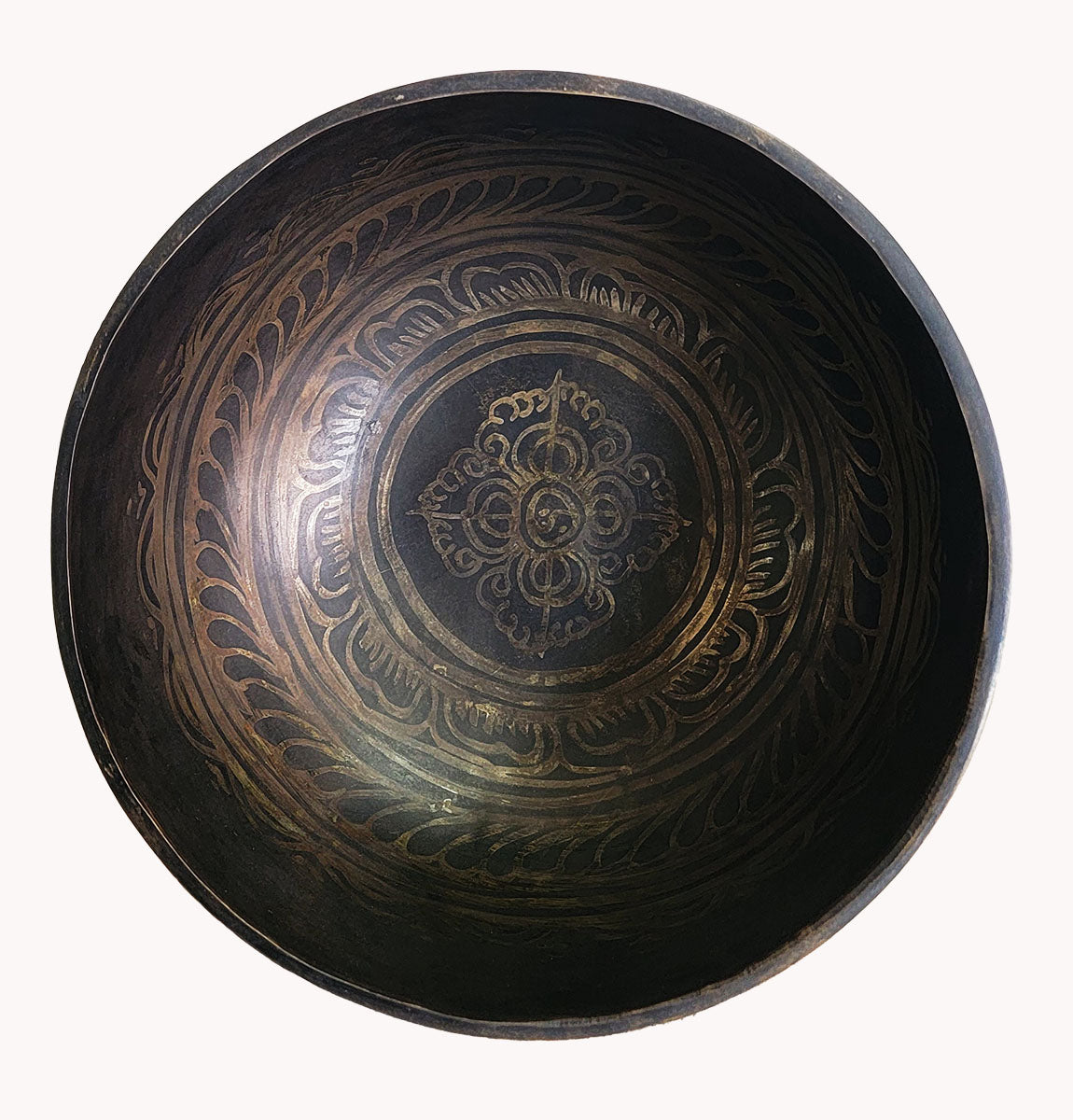 Mantra singing bowl.