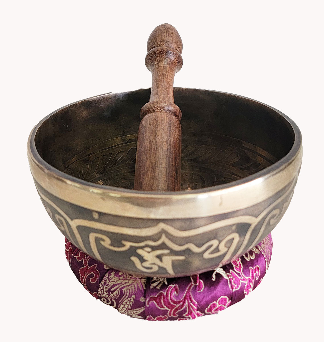Handmade mantra bowl.