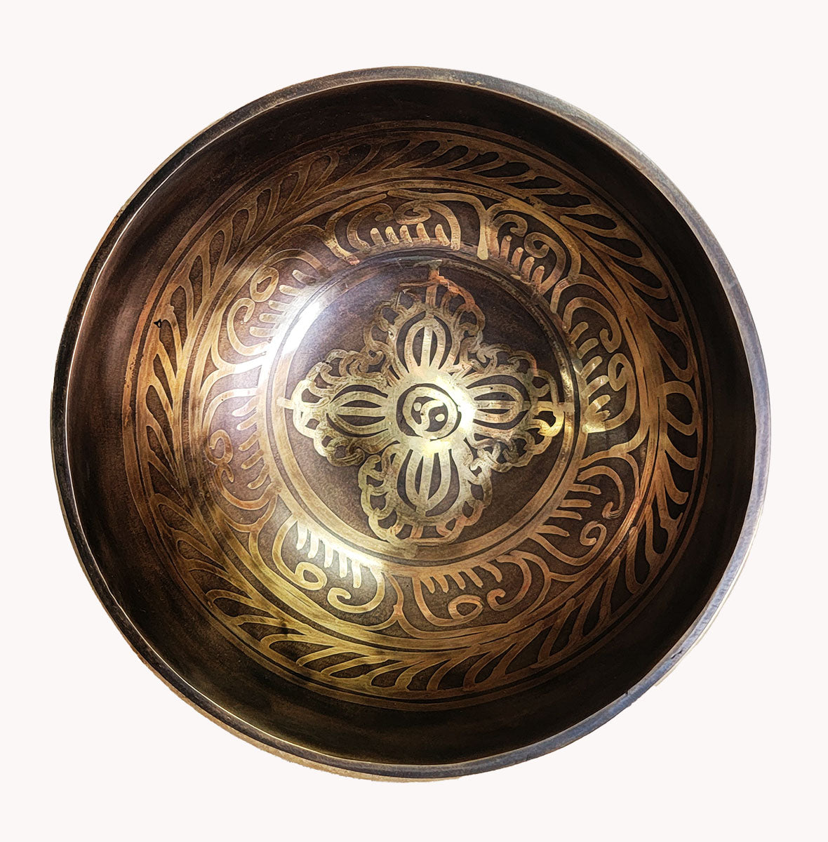 Handmade mantra bowl.