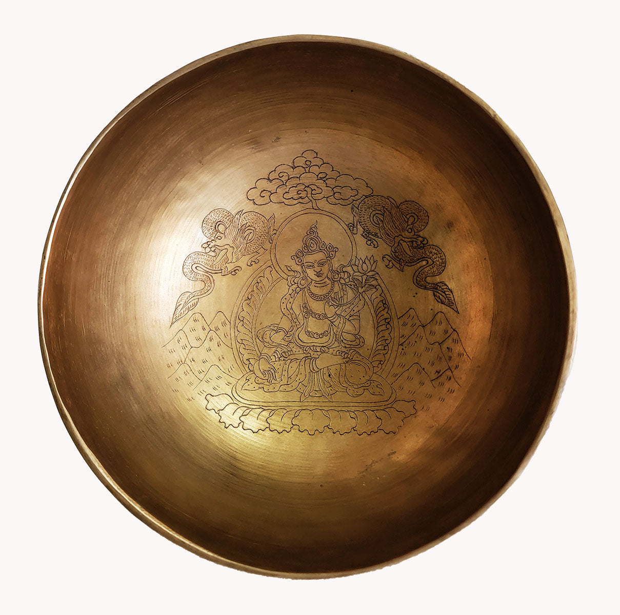 Handmade engrave mani singing bowl