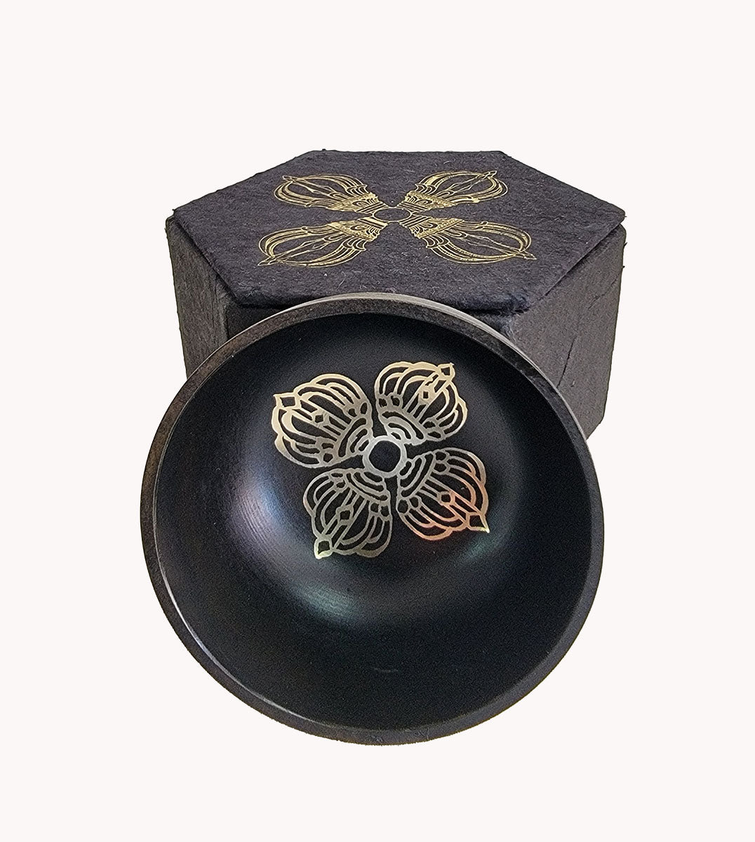 Gift box small double dorjee Singing bowl.