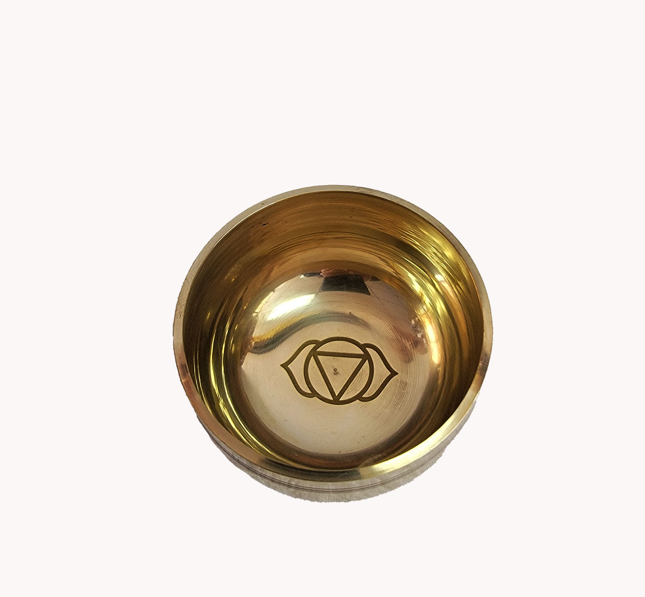 Third eye chakra small singing bowl.