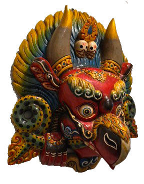 Wooden Garuda Mask