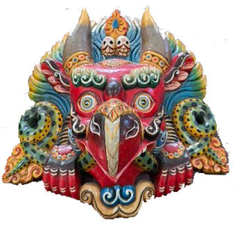 Wooden Garuda Mask