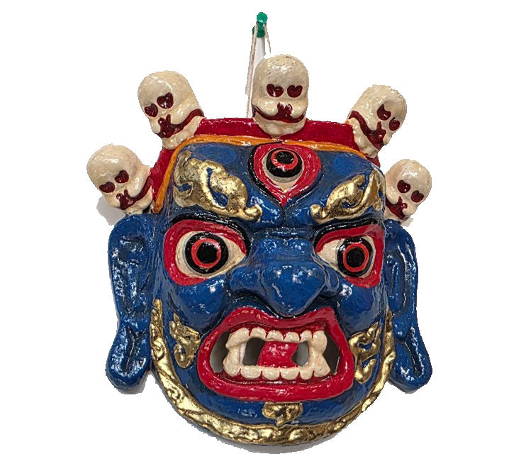 Wrathful deity mask.