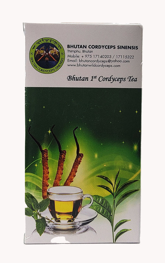 Herbal blended green tea.